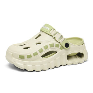 [Free Shipping] MenS Thick-Soled Versatile And Non-Slip Clogs With A Closed-Toe Design Suitable For Both Indoor And Outdoor Wear In Summer And Can Be Used As Beach Sandals
