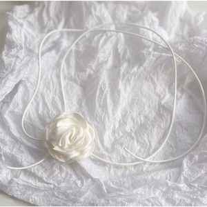 Fashion Clavicle Chain Retro Black Rose Flower Necklace Female Laced-Up Necklace Neck Accessories Red Rose Necklace