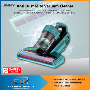 JIMMY BX6 Handheld Anti Dust Mites Vacuum Cleaner UV+Ultrasonic Handheld 99.99% Cleaning High-Frequency Vibration UV Light