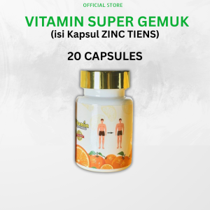 Vitamin Super Gemuk - Weight Gain Supplement - Halal Certified - COD Available - 100% Quality Guarantee - Ideal Body Shape Now!