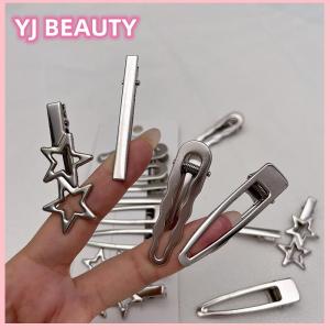 🔥🔥🔥yaojun 8pcs Girl Hair Pins Metal Duckbill Clip Women Hair Clips Side Bangs Female Ladies Barrettes Hair Accessories