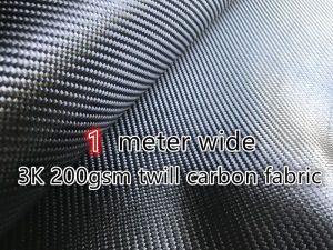[Lớp A] Vải Sợi Carbon Thật 3K 200gsm 2X2 Twill 40/100Cm Chiều Rộng