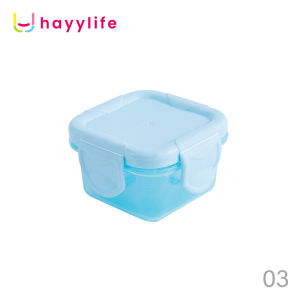 Hayylife Kotak Penyimpanan Mini - Kotak penyimpanan makanan mini dengan segel tutup yang lebih tebal kotak makanan bayi yang dapat menjaga kesegaran makanan HL-AAA749