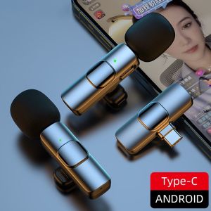 Mikrofon Nirkabel Lavalier Mic Portabel Audio Video pembuatan Rekaman Wireless Microphone