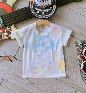 [Hoàn Tiền 6%] Lyvyshop - (Nhí + Đại) Áo loang cộc tay siêu cá tính cho bé trai bé gái từ 09-42kg (giá 01 áo)