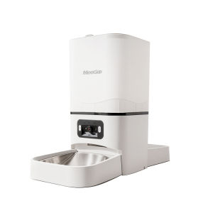 MeeGoo 6L Automatic Pet Feeders Smart Cat Dog Food Dispenser with Dual Camera Timed Quantitative Freeze-Dried Food Adaptable Supports 5G