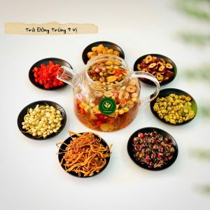 Trà Thảo Mộc DƯỠNG NHAN 7 Vị Đông Trùng - Túi Trà Hỗ Trợ Sức Khỏe Thải Độc Ngủ Ngon