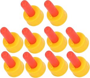 10Pcs Goat NursingResilient Silicone Milk Drink Bottle for AnimalsSheep Nursing Feeder for Orphaned Small Animal FeedSoft Rubber Pacifier for Nursing Lambs and Goat