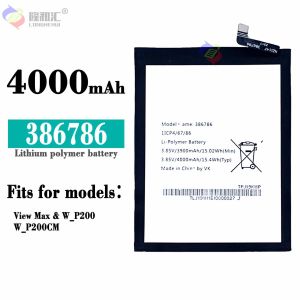 Dimi for Wiko View Max Mobile Phone Battery 386786 Built-in Battery 4000MAh