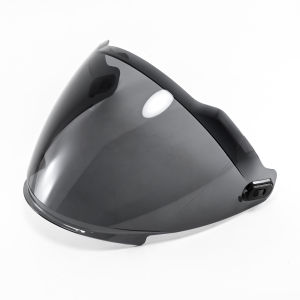 Visor Helm Revolt X Half Face Smoke Silver Biru Iridium SNI