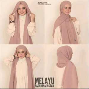 Pashmina MELAYU INSTAN ARTAMIKA PASHMINA MALAYSIA DIAMOND Kerudung PASHMINA IKAT BELAKANG ARTAMIKA HIJAB
