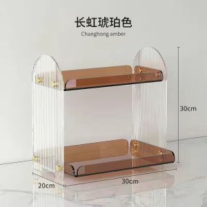 ●Ready Stock● Acrylic Rack Acrylic Shelf Multi Storage Purpose Desktop Rack Desktop Shelf Makeup Storage Rack Cosmetics Storage Rack Toiletries Storage Rack Skincare Storage Rack Perfumes Storage Rack Displays Storage Rack Cups Storage Rack
