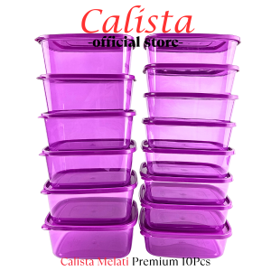 [ CALISTA ] TOPLES PLASTIK CALISTA SERUNI SET ISI 16PCS FOOD CONTAINER PREP KULKAS SET