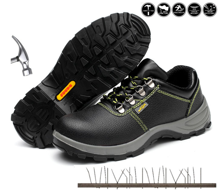 Men's Waterproof Steel Toe Work Boots – Lightweight Puncture Proof Safety Shoes For Construction
