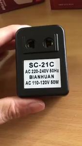 [ Free shipping] Bộ đổi nguồn 220v sang 110v của nhật  Đổi nguồn 220v sang 110v  Cục đổi nguồn 220v sang 110v 50w