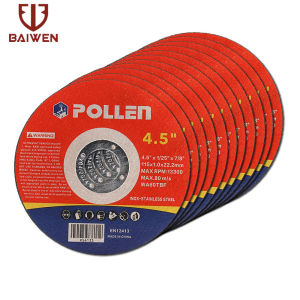 BAI WEN 4.5 inch Premium Ultra Thin Cut Off Wheels Metal and Stainless Steel Aggressive Cutting Discs 115 x 1.0 x 22.2mm Cutting Wheels for Angle Grinders 13300RPM General Purpose Metal Cutting (5Pcs - 30Pcs)
