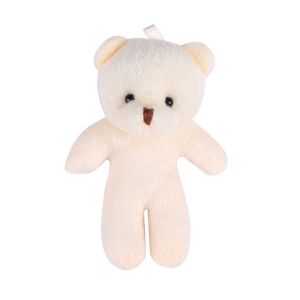 CRNGW for Girls 12CM Stuffed Toy Schoolbag Pendant Key Rings Backpack Keychain Bear Plush Doll Mini Plush Bear Bear Pendant Plush Bear Toys