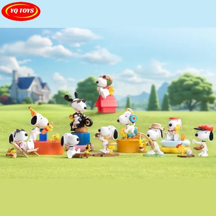 ฟิกเกอร์ขนาดเล็ก โมเดลเสี่ยงทาย Snoopy The Best Friends มี 9 แบบ ให้จุ่ม