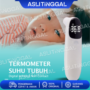 Termometer Infrared Non Contact Digital Suhu Badan Tubuh Thermometer Infrared Merah Tangan Ukur Inframerah Infra merah (READY STOK)