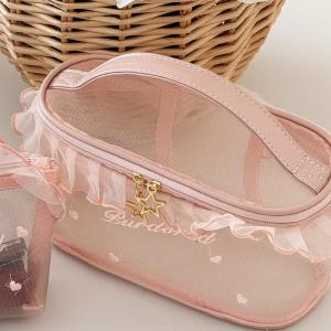 Lightweight Cosmetic Bag With Multiple Compartments Wear Resistant Design Makeup Case For Women