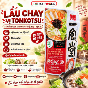 Súp lẩu thuần chay Ippudo x Daisho 750g Nhật Bản | Nhiều vị ngon nấu nhanh 5–10 phút