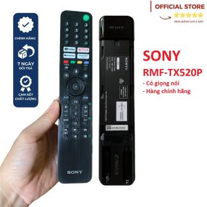 Điều khiển tivi sony giọng nói chính hãng RMF-TX520P mót bấm từ xa tv thông minh 4k8k smart tx520p remote sony giọng nói