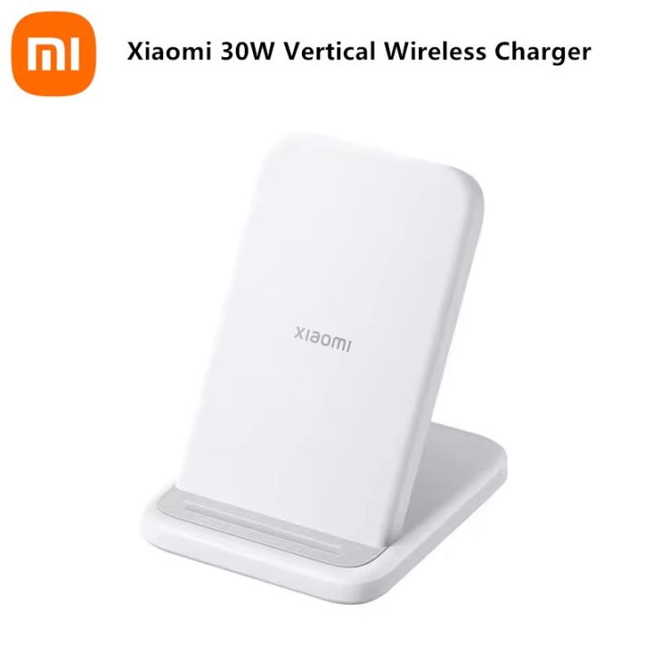 2024 Xiaomi sạc không dây dọc 30W Thiết kế cuộn dây đôi ngang và dọc có thể sạc lại Tương thích với nhiều thiết bị