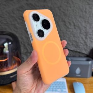 Jelly Liquid Silicone Case For HUAWEI Pura 90S Pro Max 5G Skin-friendly Protective Back Cover For Magsafe Phone Shell