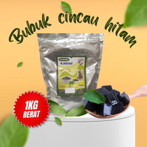 Bubuk Cincau Hitam Premium - Bubuk Cincau Hitam Instan