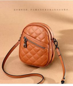 Tas Selempang Bahu Wanita Tas Model Jahit Jahit Tas mini Tas HP Tas fashion