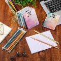 Frienda 50 Sets Pi Day Pencil Gifts Bulk 50Notepad and 50 Pencils International Math Day Party Favors Supplies for Math Lovers Students Teachers Classroom Awards (Bright Colors). 