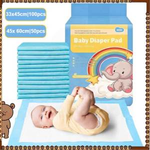 Disposable Baby Underpad Breathable Changing Mat  Infant  Urine Pad Pelapik Tilam Pelapit Kencing
