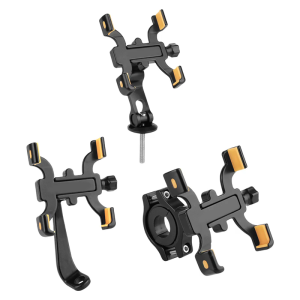 Aluminum Alloys Bike Phone Holder Bicycles Phone Clamps Stem Top Mount Phone Clip Adjustable Nonslip Cycling Brackets