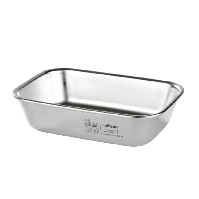 CUITISAN EC7-PS07 1100ml Stainless Steel Microwave Safe Simple Rectangle No.7 Lunch Box Light Weight Genuine FDA Certified | Lazada Singapore