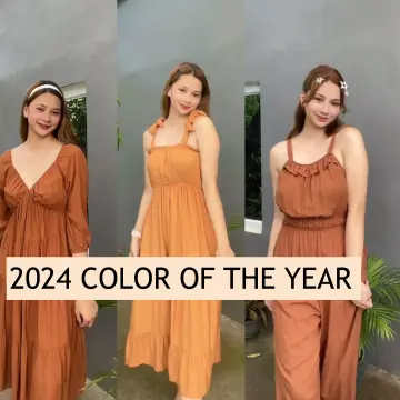 Buy Apricot Dress online Lazada .ph