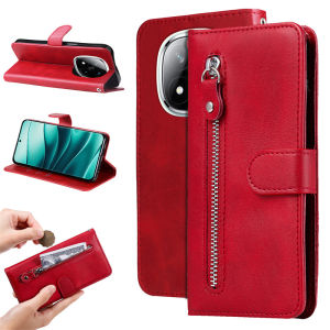 Luxury Case For Xiaomi Poco X7 Pro M7 Pro X6 Pro 5G C65 M6 4G 14T Pro Redmi 14C A3 13C Note 14 Pro Plus 5G Note 14 5G Zipper Wallet Card Leather Flip Stand Protect Cover