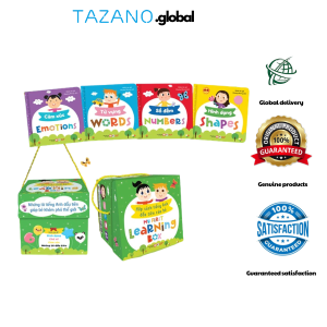 Sách Tiếng Việt - Boxset Tiếng Anh Đầu Tiên Của Bé - My First Learning Box (Hộp 4 Cuốn)