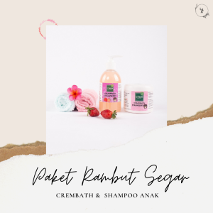 Paket Rambut Segar Melembutkan Menutrisi Menyegarkan Rambut Anak