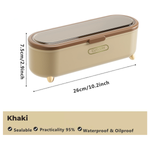 HOMEKING | Kitchen Seasoning Storage Box Organizer With Lid Cover Storage Seasoning Box Combination Set Household