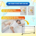 Thanh Chắn Giường Gấp Gọn Thông Minh Pakey, Không Cần Lắp Đặt, Cải Tiến Khóa Kép Cố Định. 