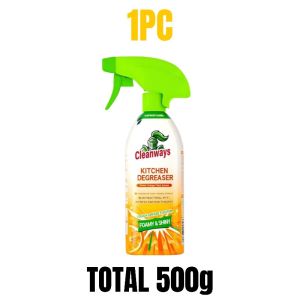CLEANWAYS Kitchen Cleaner 500g Pot Cleaning Spray Oil Stain Remover Grease Removal Spray Cleaner