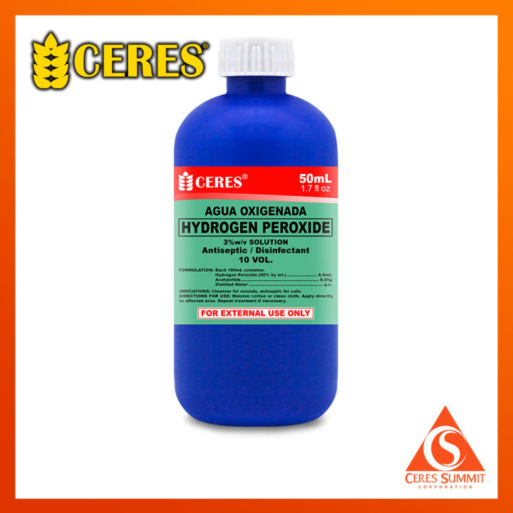 Hydrogen Peroxide 3% 10V Solution, 10V (Agua Oxinada) – Philippine