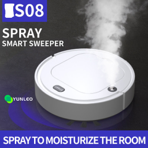COD+Deerma Robot Vacuum 5 in 1 Cleaning w/ Air Humidifier and Blue Light Smart Automatic USB charging Automatic steering Easy operation Strong suction power