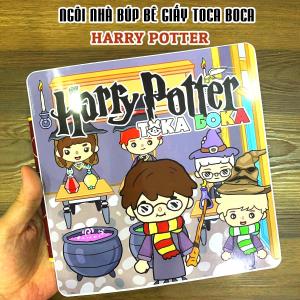 Nhà Búp Bê Bằng Giấy chủ đề Toca World - Harry Potter - 1 Bộ Nhà Búp Bê Bằng Giấy Bóc Dán Giúp Bé Tự Chơi