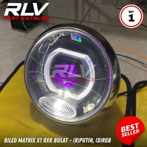 Lampu depan vixion old Lama Rx king 2008 scorpio BULAT custome biled billed