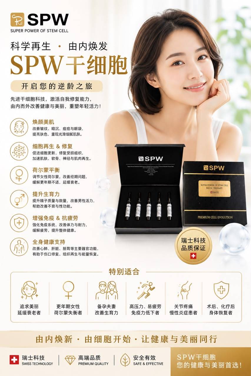 SPW Super Power of Cell Premium Cell Evolution Stem Cell Ampoules for ...