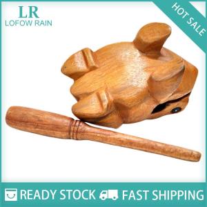 LF Wholesale✨Flash Sale ✨ Lucky Thailand Wood Thailand Traditional Craft Wooden Lucky Croaking Musical Instrument Home Office Desk Decor Lucky Frog Crafts