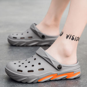 Free Shipping MenS Clogs 2026 New Summer Style Non-Slip Suitable For Outdoor Wear Beach Sandals Available In Large Sizes Durable Breathable And Comfortable