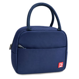 FLOCK THREE Waterproof Insulated Reusable Lunch Bag Food Drinks Container with Front Padded Pocket Double Zippers For Kids Men Women Work School
