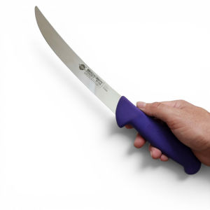 Dao lọc 21cm lưỡi dao cong 1054021 nhập khẩu Đức cho chất lượng lưỡi dao sắc bén dài lâu cán màu xanh tím khói